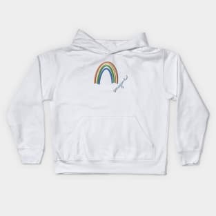 Rainbow vibes Kids Hoodie